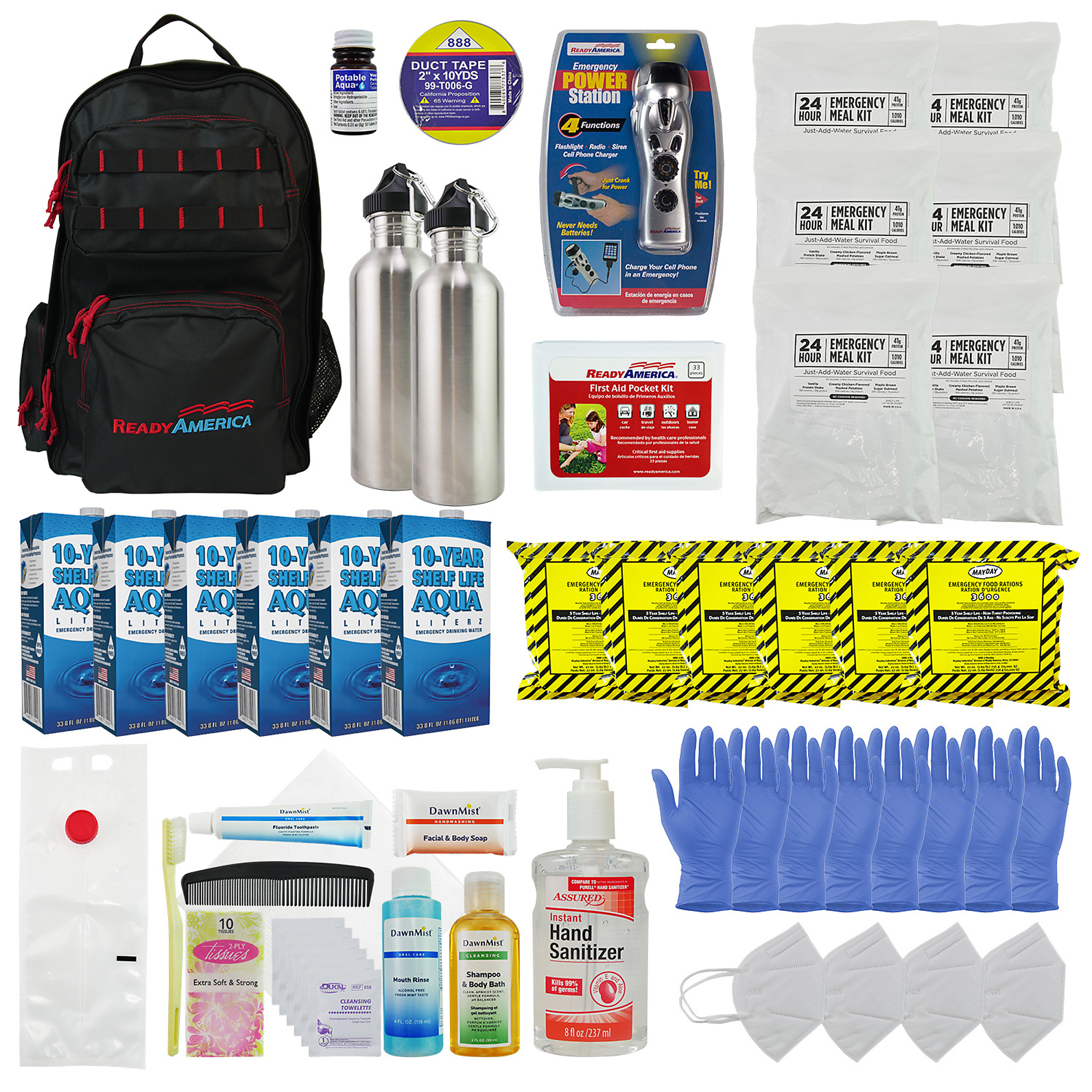 Ready America, 2 Person 12 Day Shelter in Place Backpack, Pieces (qty.) 1 Model# 70460